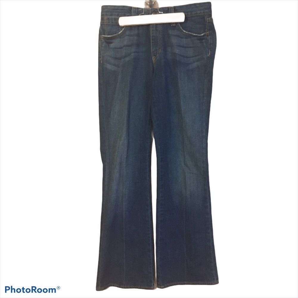 Gap Womens Sz 8 Flare Blue Jeans 33”L.